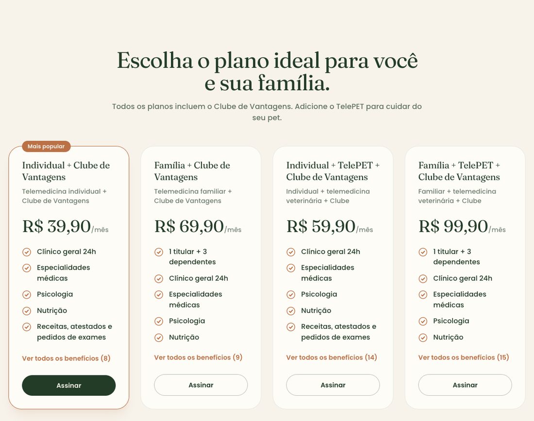 Quatro planos, uma leitura — captura do site da Vynora