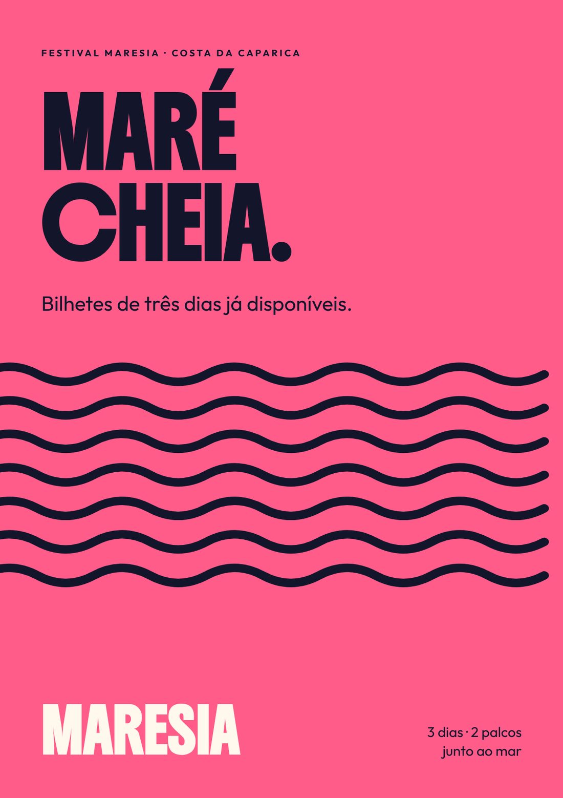 Maré cheia.